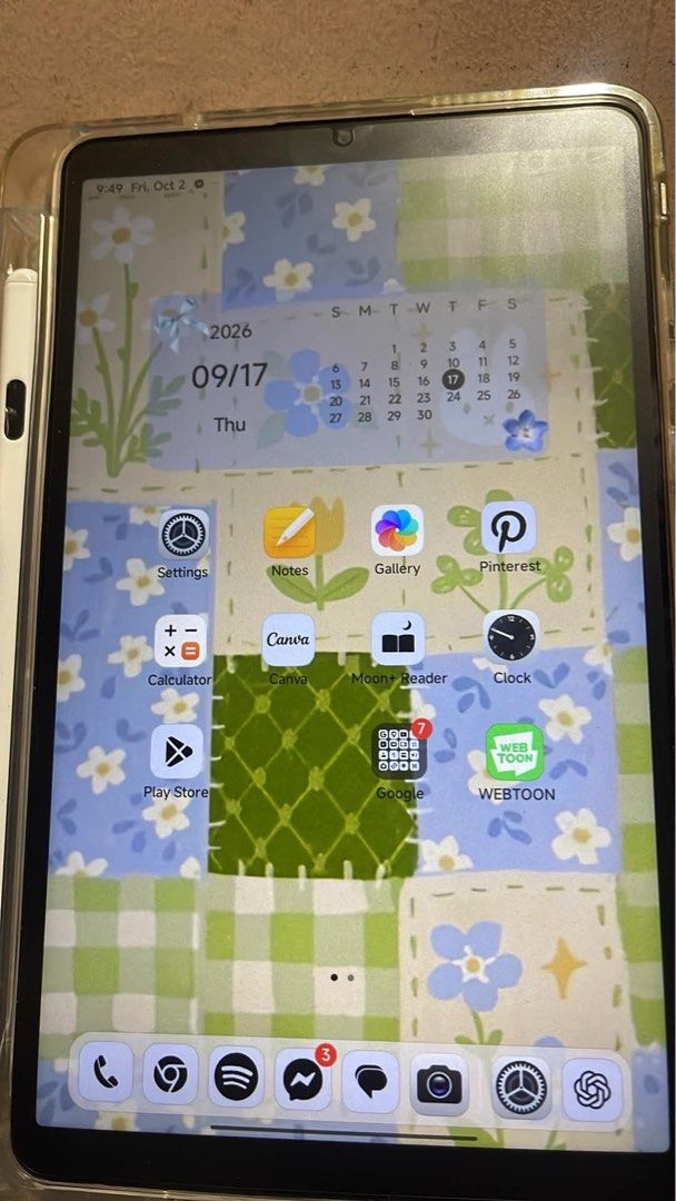 XIOAMI REDMI PAD SE 8.7 4G (Category: Android) located in Manila. Submitted by zealwolf-b88d (Listing ID 1465505297, Image 1). Description: REDMI Pad SE 8.7 4G. @₱6,000.00 Great compact tablet for streaming videos, reading, and everyday use. Very easy to carry around! Screen: 8.7-inch with smooth 90Hz refresh rate Battery: Long-lasting 6,650mAh battery (makunat pa sa balat ko) Sound: Dual speakers with Dolby Atmos Storage: 128GB (expandable with 