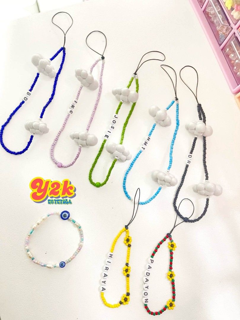 Y2K Aesthetic Initial Letter Cloud Phone Charm (Open for Customize) (Category: Charms) located in Manila. Submitted by y2kestetika.official (Listing ID 1465408248, Image 3). Description: Y2K Aesthetic Initial Letter Cloud Phone Charm (Open for Customize) for ₱190 only • Open for Customize • We accept Bulk Orders for Giveaways, Souvenirs and etc. • Same day delivery available within Metro Manila via Lalamove/Grab • LBC shipment for provinces area 