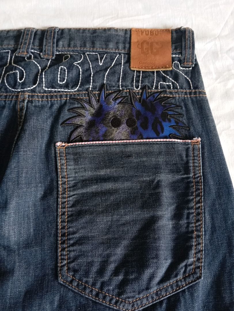 Y2k Fubu x GG (Category: Jeans) located in Cagayan de Oro. Submitted by hustlefinds (Listing ID 1465501682, Image 3). Description: Free shipping ‼️‼️‼️Loc: Mindanao Claveria Mis Or.