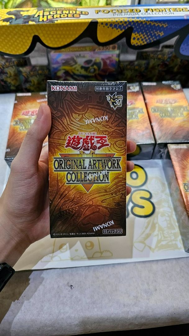Yu-Gi-Oh! Original Artwork Collection Booster (Category: Card Boxes & Cases) located in Manila. Submitted by satotoys (Listing ID 1465476151, Image 3). Description: 🔥 𝐘𝐔-𝐆𝐈-𝐎𝐇! 𝟑𝟎𝐓𝐇 𝐀𝐍𝐍𝐈𝐕𝐄𝐑𝐒𝐀𝐑𝐘 — 𝐎𝐑𝐈𝐆𝐈𝐍𝐀𝐋 𝐀𝐑𝐓𝐖𝐎𝐑𝐊 𝐂𝐎𝐋𝐋𝐄𝐂𝐓𝐈𝐎𝐍 — 𝐍𝐎𝐖 𝐀𝐕𝐀𝐈𝐋𝐀𝐁𝐋𝐄! 🔥 ✅OPEN FOR PRE-ORDERS! ETA end of Month! DP - P500 per box (non-refundable) SOLDOUT — Yu-Gi-Oh! Original Artwork Collection — ₱4,500 ~Current Market