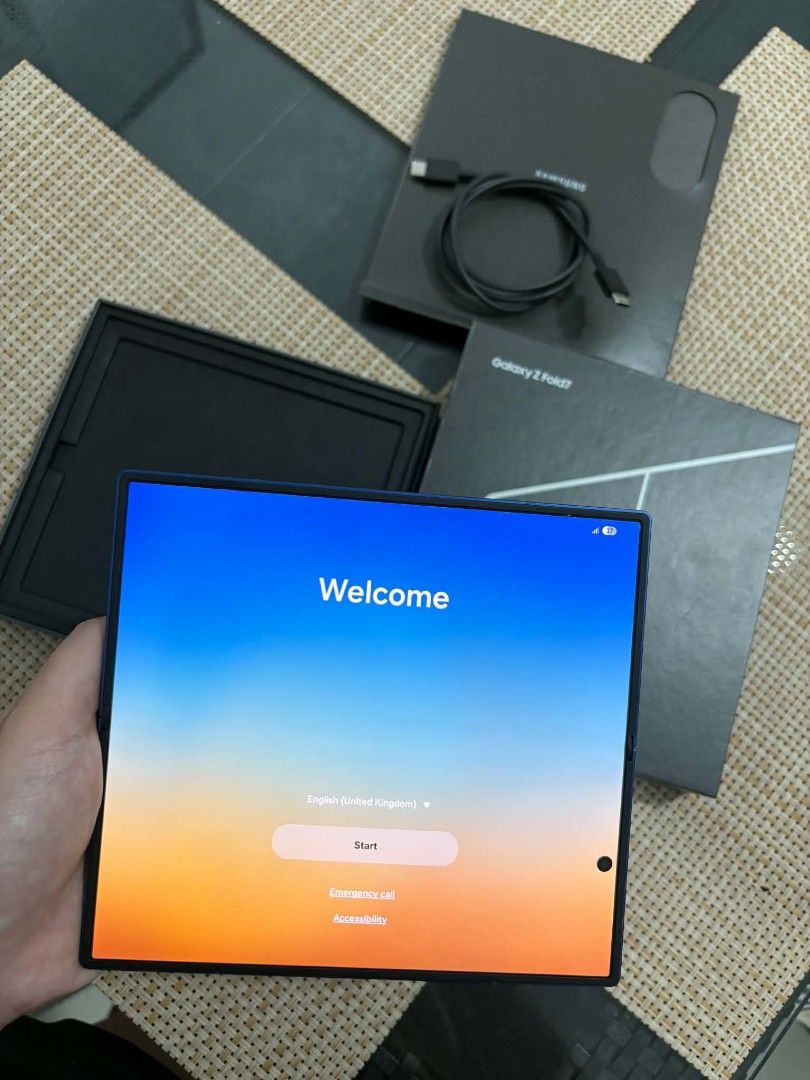 Z Fold 7 256gb (Category: Samsung) located in Manila. Submitted by zenboado (Listing ID 1465467830, Image 3). Description: Samsung Z Fold7 12GB | 256GB Blue Shadow Almost brand new With box and cord.