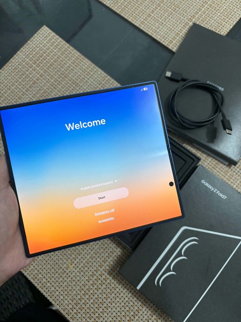 Z Fold 7 256gb (Category: Samsung) located in Manila. Submitted by zenboado (Listing ID 1465467830, Image 2). Description: Samsung Z Fold7 12GB | 256GB Blue Shadow Almost brand new With box and cord.