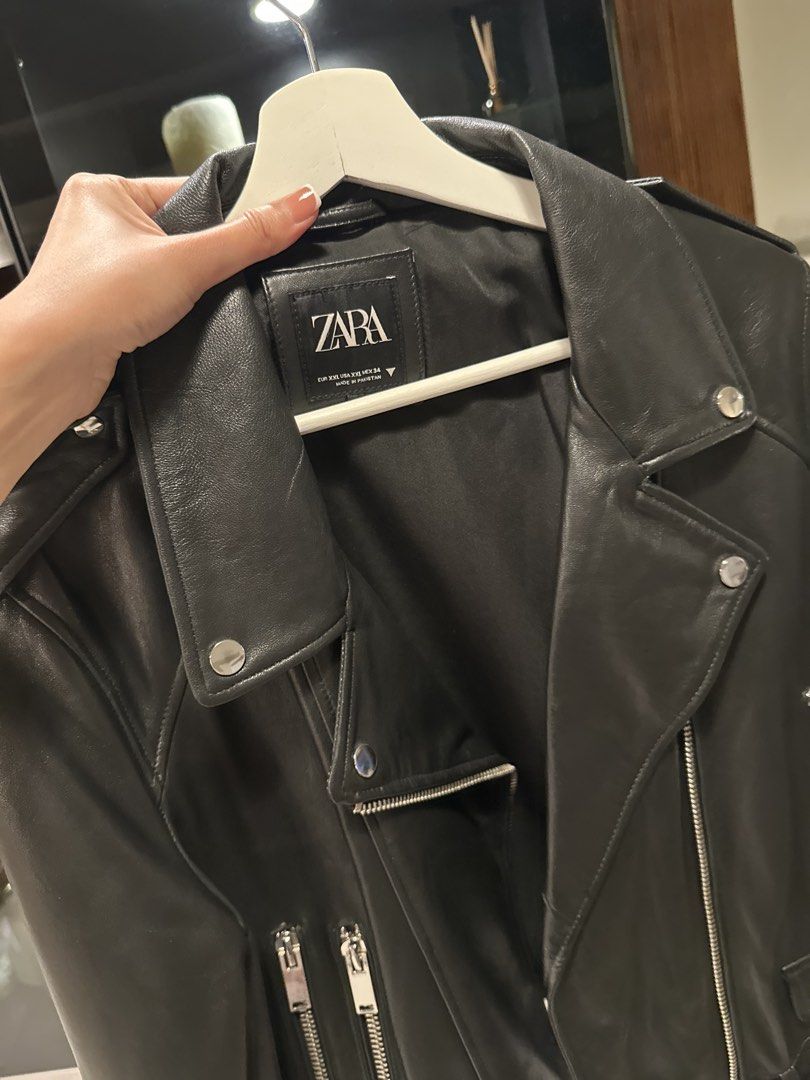 Zara Leather Jacket (Category: Coats, Jackets and Outerwear) located in Taguig. Submitted by market.anna.market (Listing ID 1465463330, Image 2). Description: .
