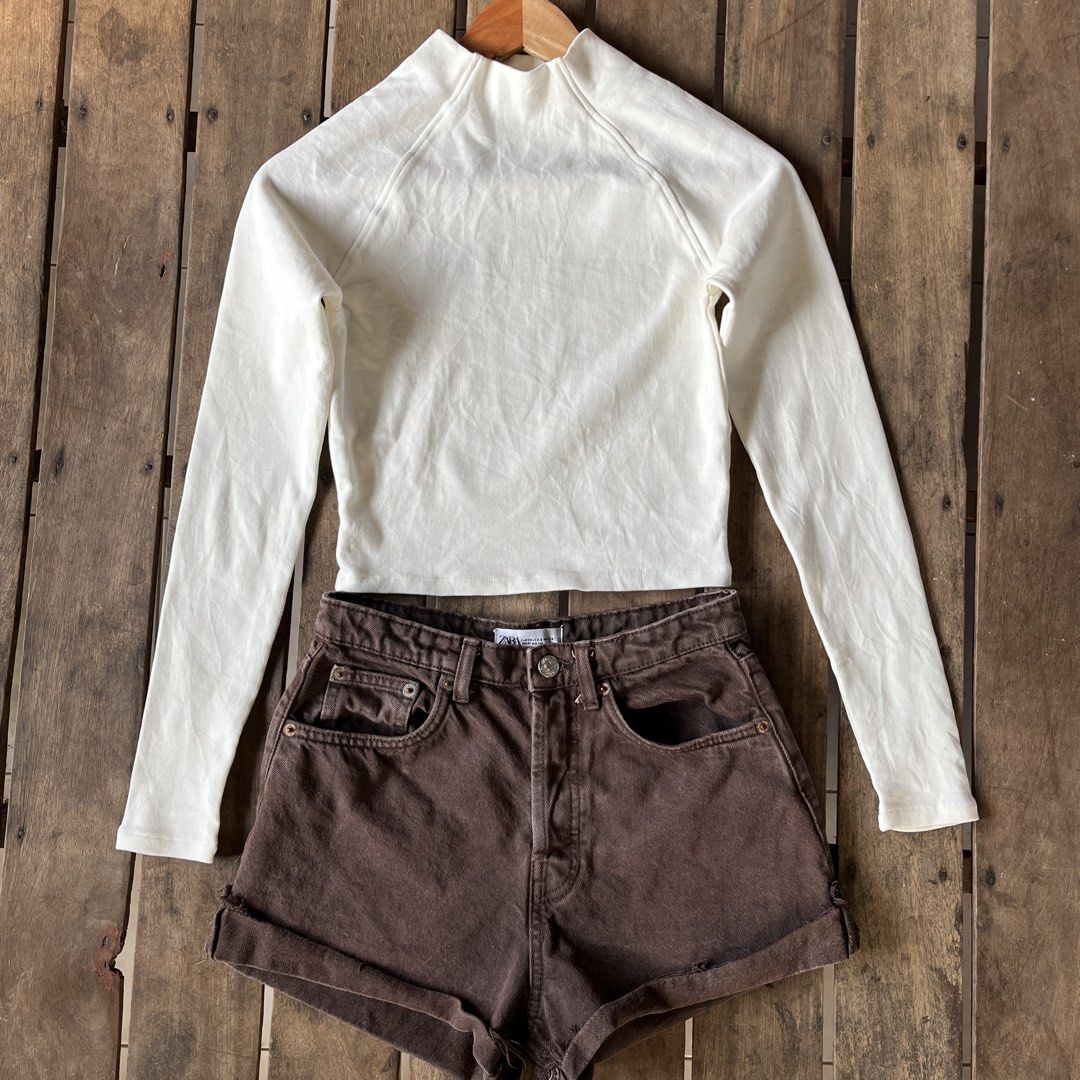 ZARA tops (Category: Others Tops) located in Santiago. Submitted by justineolshp (Listing ID 1465435102, Image 1). Description: zara long sleeves & tank tops xs-small zara shorts waist 26-27 length 11” SOLD AS SET Price 250 +sf loc. Santiago City Isabela.
