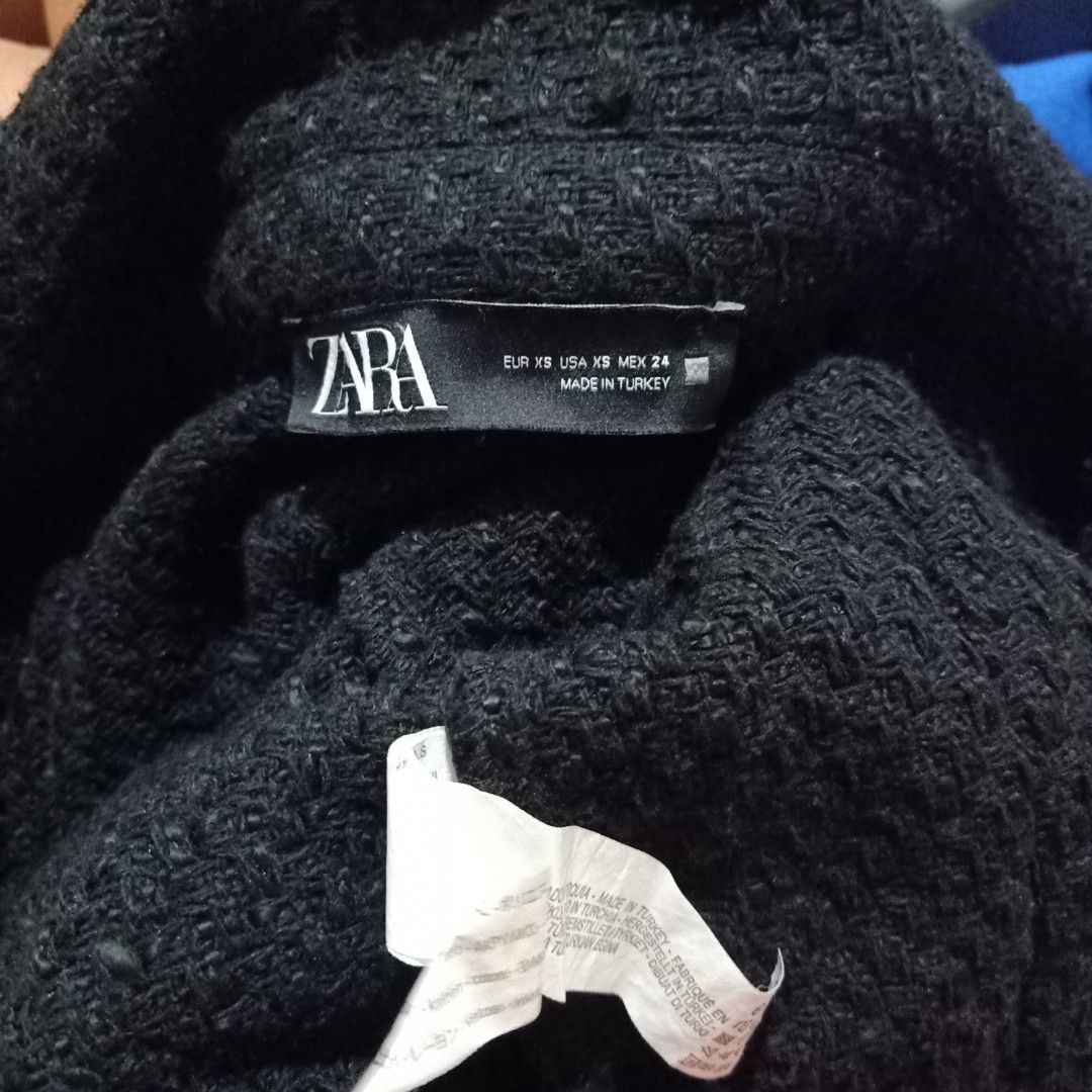 Zara Tweed Long Vest (Category: Coats, Jackets and Outerwear) located in Alburquerque. Submitted by thriftyssential (Listing ID 1465469692, Image 2). Description: 🌸Zara Tweed Long Vest 🔸Size: XS on tag . Fits Small-Large since the sizing is big 🔸 Condition: in excellent condition. No flaws . 🔸 PHP 499 only✨ ‼️FIXED PRICE FOR ITEMS ON SALE‼️ 🔸 Color may vary due to lighting 🔸 Personal preloved 🔸 No when worn photos 🔸Ready to use or you may