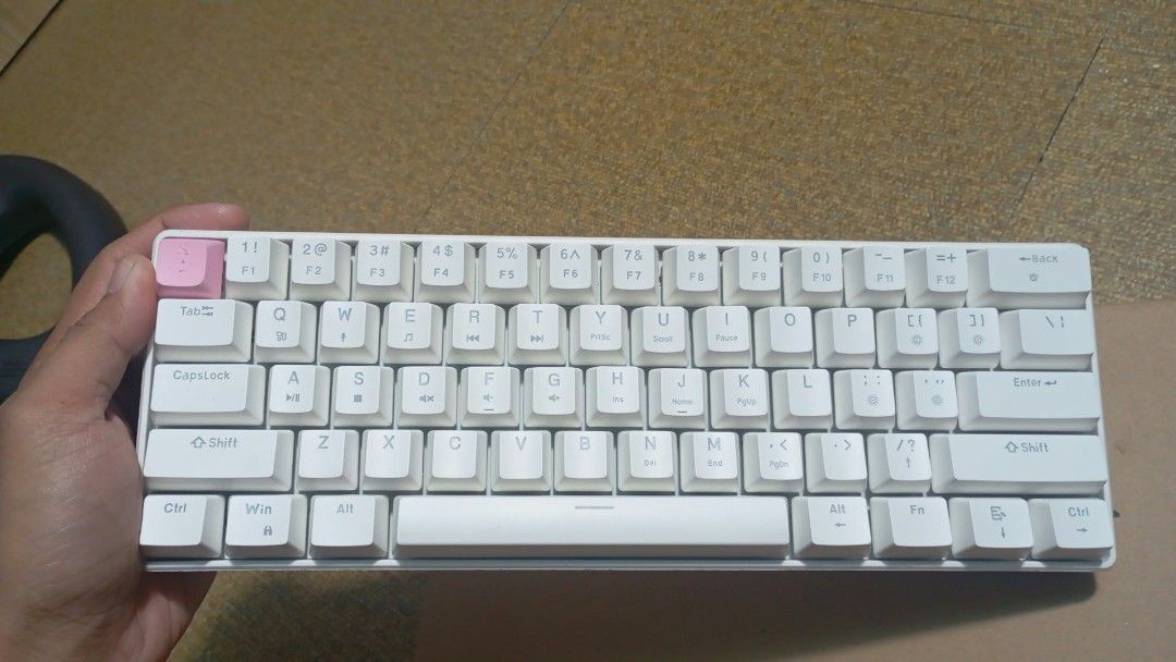 Zeus G61 Mechanical Blue switch (Category: Computer Keyboard) located in Manila. Submitted by mysticforest_80fe90 (Listing ID 1465411080, Image 1). Description: 60% Layout Good condition, no issue. RFS: Upgrade loc: Tondo, Manila.