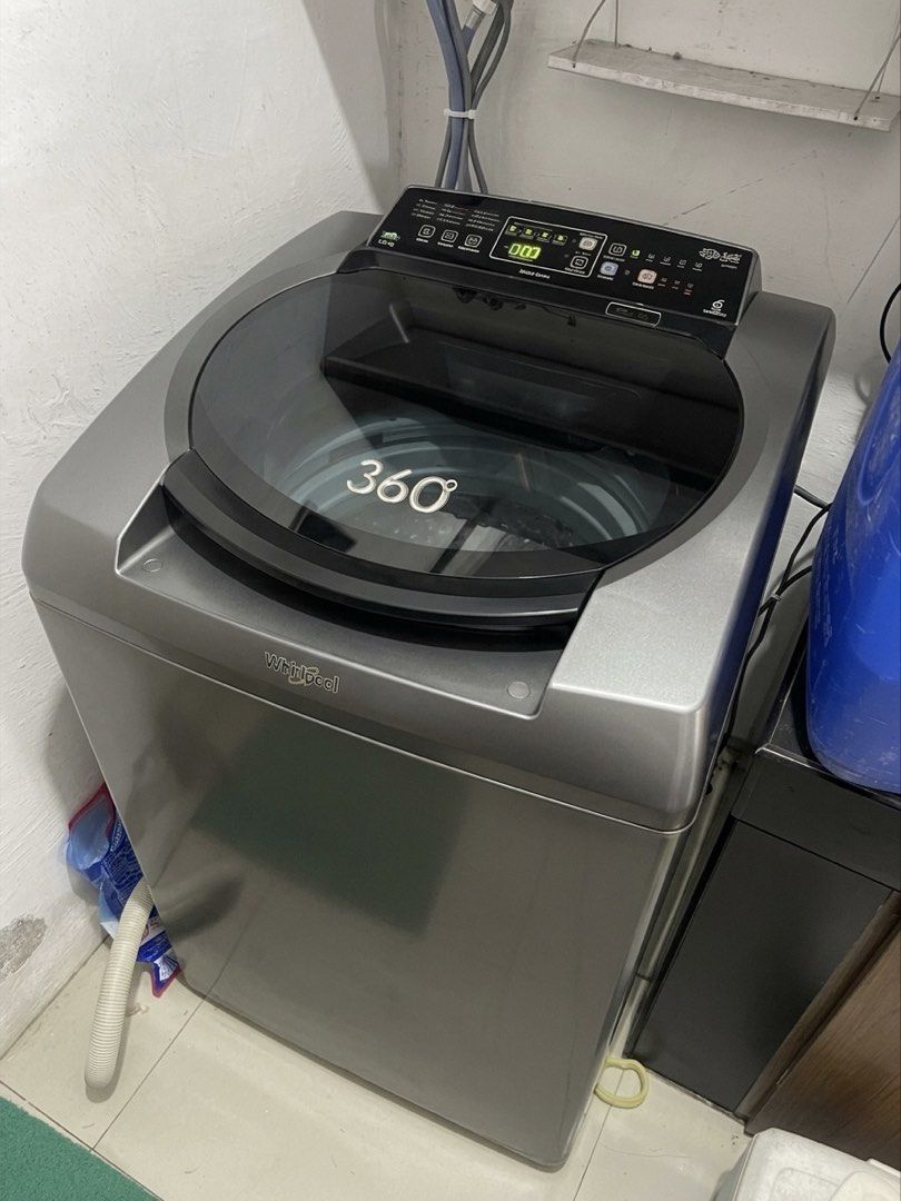 12 kg. 360 Whirlpool Fully Automatic Washer (Category: Cleaning Tools & Supplies) located in Rizal. Submitted by percydwom (Listing ID 1469251661, Image 3). Description: Product name: 360 Whirlpool LHB802 12 kg. Top Load Fully Automatic Washer Bought for 32k Selling for 15k Walang issue Price slightly negotiable Location: tagpos, binangonan Rizal.