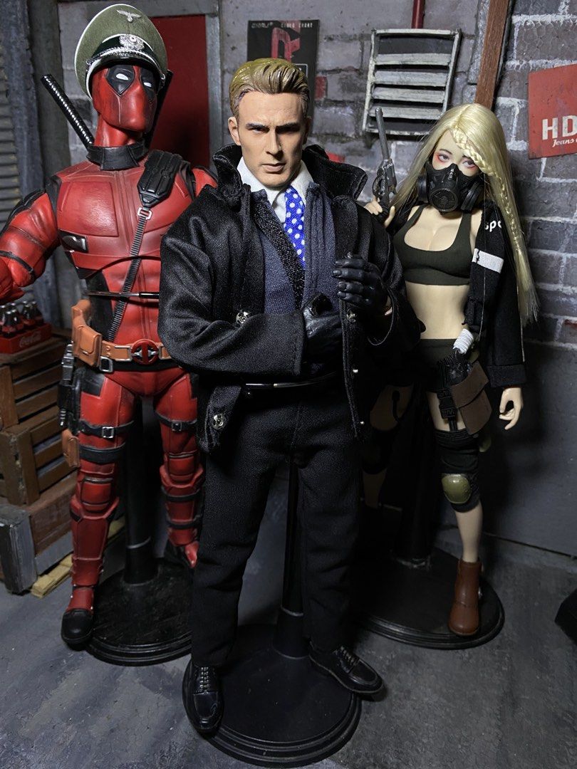 1/6 scale custom suit with vest (Category: Figurines & Statues) located in Quezon City. Submitted by dormammucinder (Listing ID 1469283206, Image 2). Description: NOT HOT TOYS(brand) Full Figure - 1200 revolver/ stand NOT included gcash QC area.