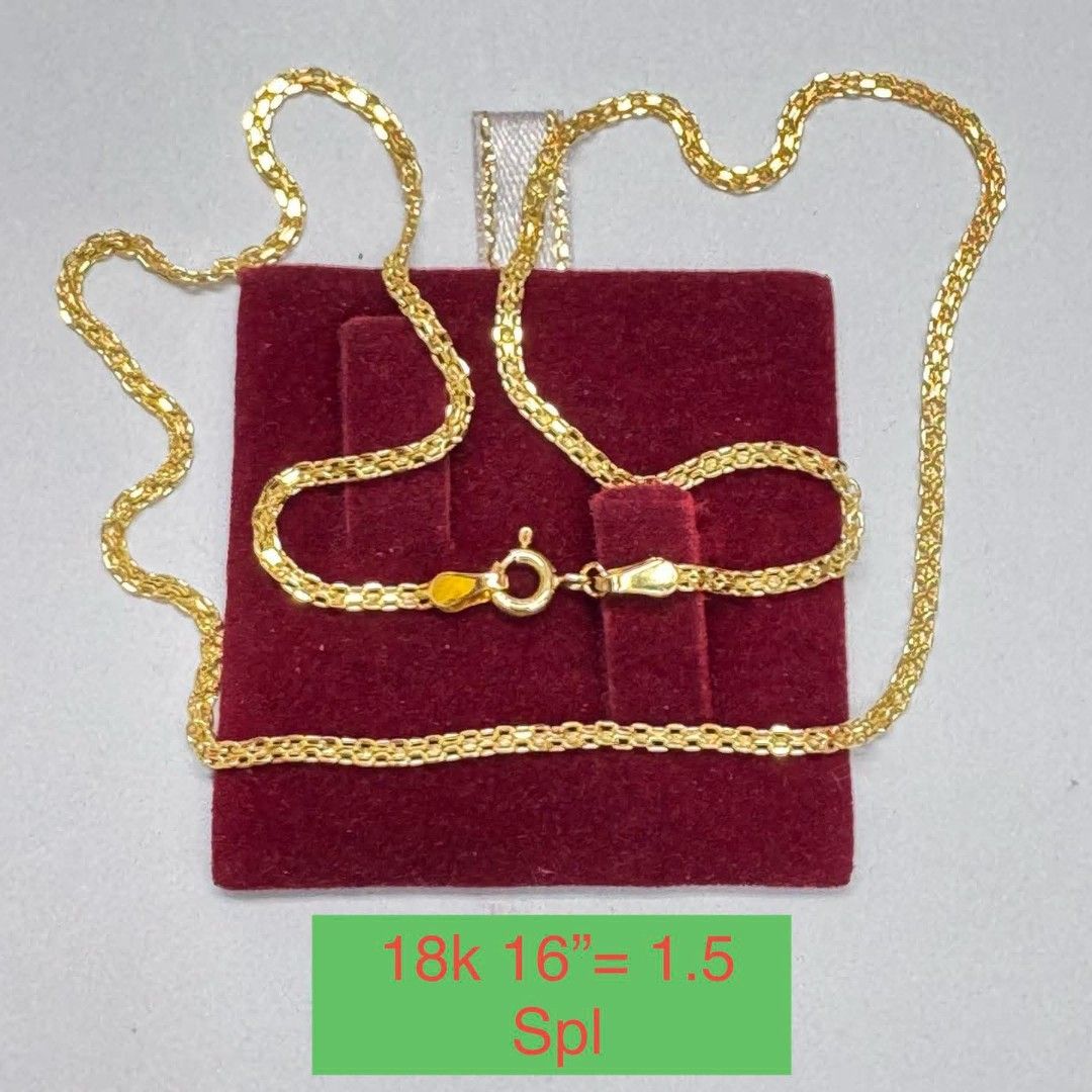 18K SAUDI GOLD PAWNABLE (Category: Necklaces) located in Marikina City. Submitted by jhem.andcojewelry (Listing ID 1469254197, Image 1). Description: .
