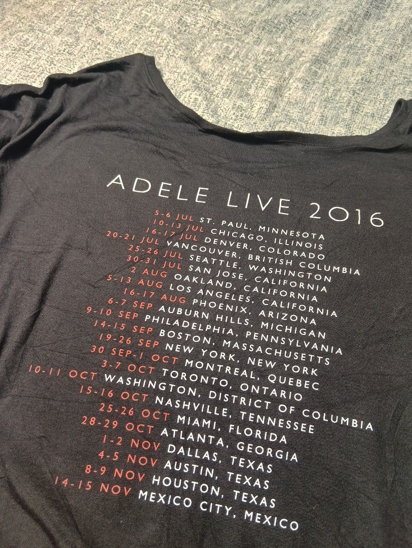 2016 Adele tour top (Category: Blouses) located in Binangonan. Submitted by uhwhynot (Listing ID 1469305218, Image 2). Description: .