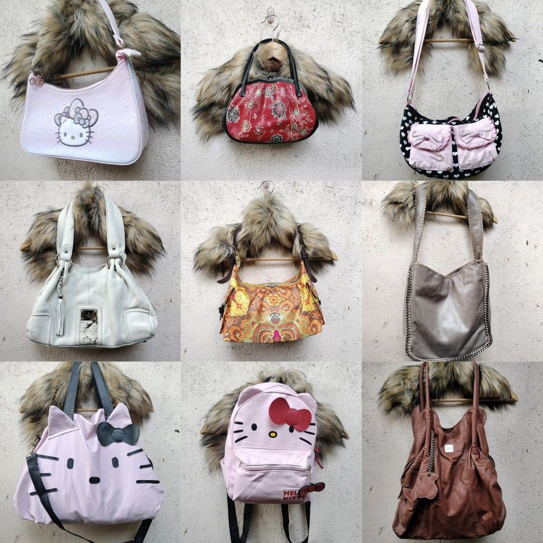 2/2 Assorted Cute Handbags and Backpacks Collection (Category: Tote Bags) located in General Santos City (Dadiangas). Submitted by sinister_thrifts (Listing ID 1469392966, Image 1). Description: 𝗖𝗹𝗲𝗮𝗿𝗮𝗻𝗰𝗲 𝗦𝗮𝗹𝗲! 𝟭𝟬𝟬 𝗮𝗹𝗹 𝗶𝘁𝗲𝗺𝘀 😍 ✨𝘼𝙡𝙡 𝙗𝙖𝙜𝙨 𝙛𝙧𝙤𝙢 𝙡𝙖𝙨𝙩 𝙘𝙤𝙡𝙡𝙚𝙘𝙩𝙞𝙤𝙣✨ 📍 Ｇｅｎｅｒａｌ Ｓａｎｔｏｓ Ｃｉｔｙ ℙ𝕠𝕤𝕥𝕚𝕟𝕘 𝕥𝕠𝕞𝕠𝕣𝕣𝕠𝕨, 𝕔𝕠𝕞𝕞𝕖𝕟𝕥 𝕗𝕠𝕣 𝕒 𝕥𝕒𝕘. 𝔸𝕝𝕝 𝕚𝕥𝕖𝕞𝕤 𝕤𝕥𝕒𝕣𝕥𝕚𝕟𝕘 𝕒𝕥 𝟙𝟘𝟘. 𝓐𝓷�