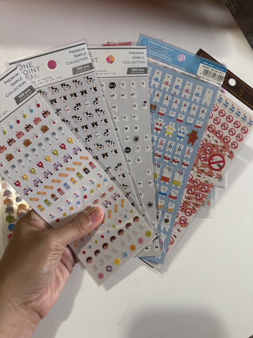 23 sheets Assorted Design Stickers (Category: Craft Supplies & Tools) located in Davao. Submitted by favoritepreloved (Listing ID 1469229031, Image 2). Description: .