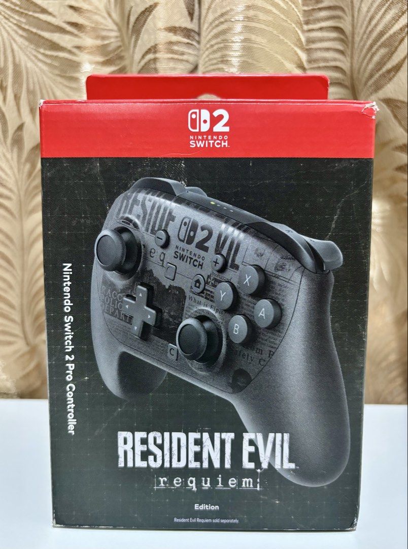 2 Nintendo Switch 2 Pro Con RE Requiem Edition (Category: Controllers) located in Las Pinas. Submitted by reddoorz (Listing ID 1469267143, Image 1). Description: ⭐️Nintendo Switch 2 Pro Controller⭐️ Why you should get this! ✅ Excellent condition ✅ Complete with charging cord ✅ I have two pairs Willing to trade for two NS2 Games.
