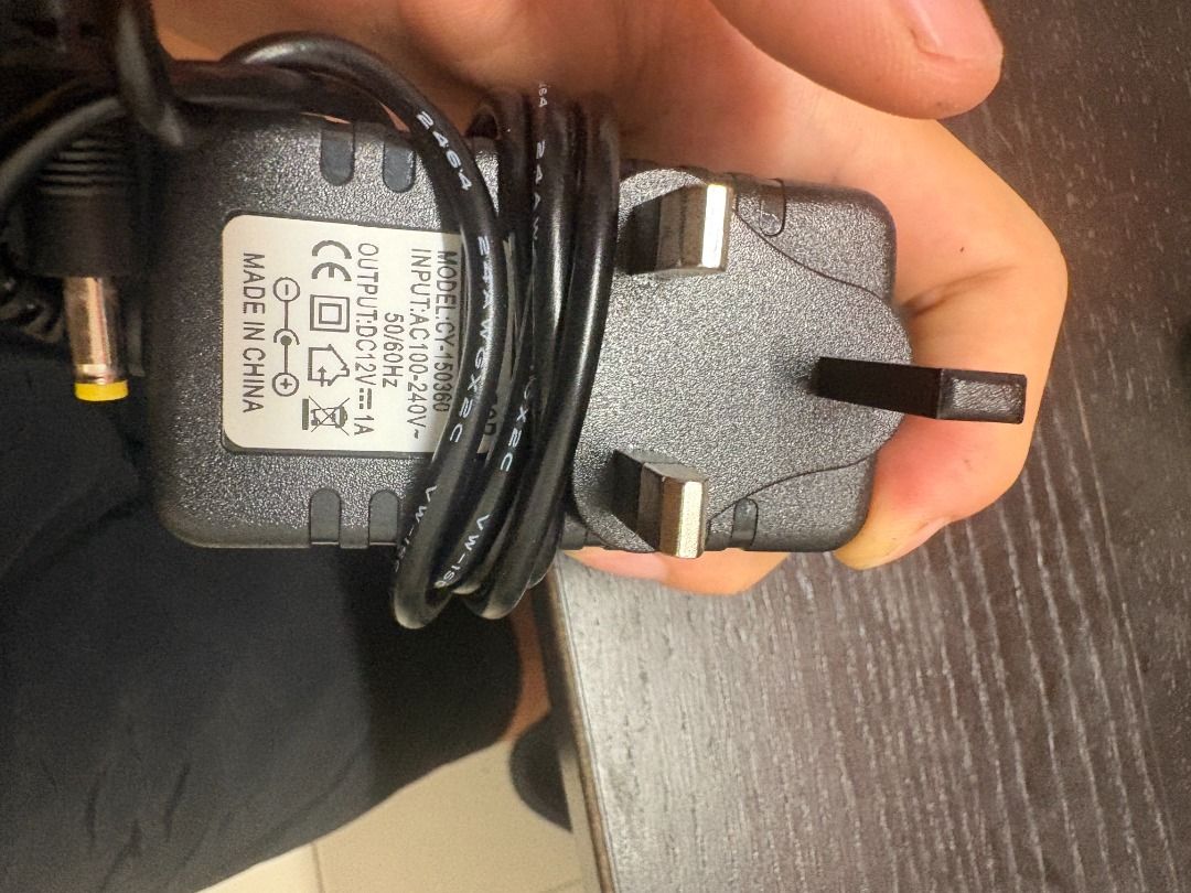 2 x 12V 1A DC Power Adapters Bundle – S$10 for Both, Computers & Tech ...
