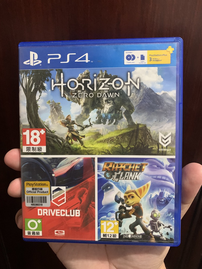 2-in-1 Game Bundle Horizon Zero Dawn and Driveclub for PS4, Video ...