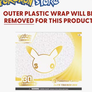 30th Celebration Pokemon Center Elite Trainer Box (PC ETB) Eng, Toys ...