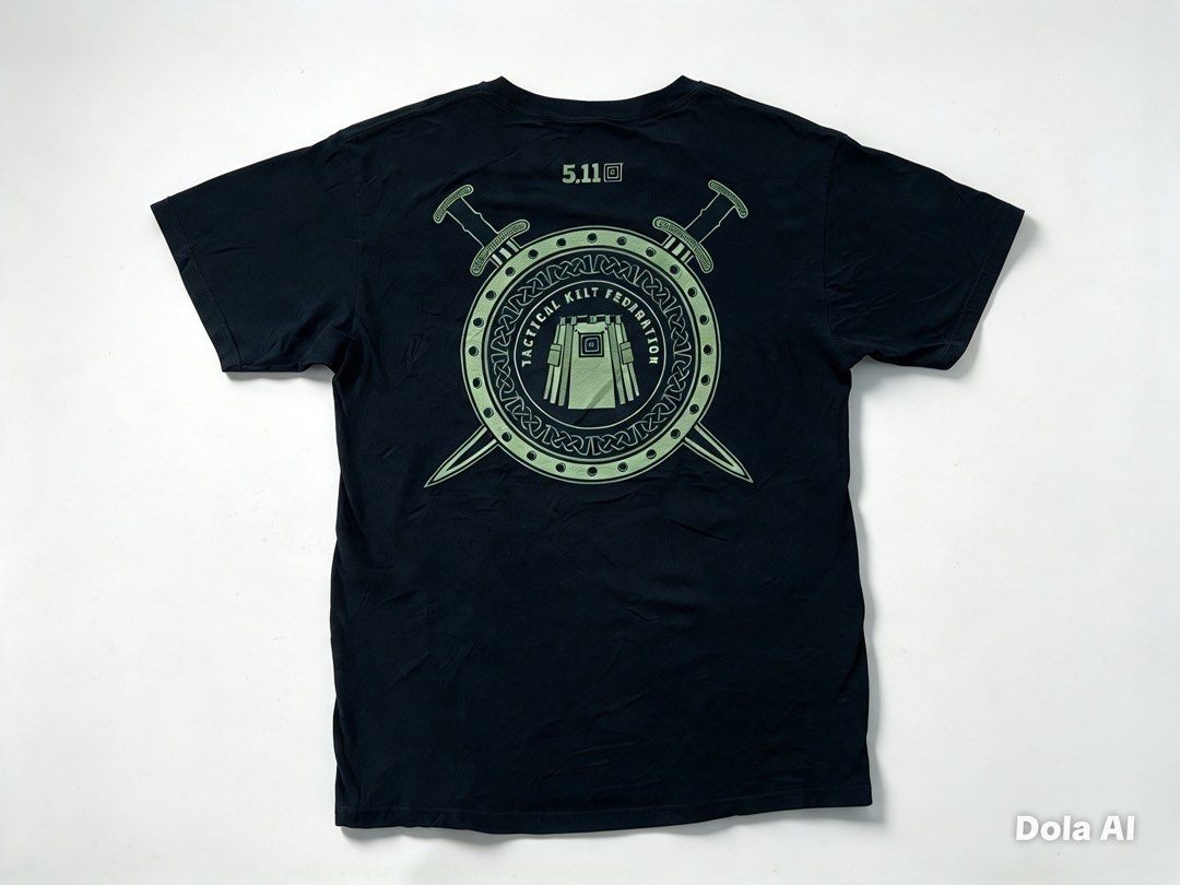5.11 Tactical Kilt Federation Graphic (Category: Tshirts & Polo Shirts ) located in Aroroy. Submitted by mahinaanlangs (Listing ID 1469183838, Image 1). Description: 5.11 Tactical T-Shirt Medium Length:28.5 Width:20.5 Excellent condition Issue:May Isa Lang Na Maliit Na Butas 650+Sf.