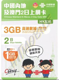 香港, 中國, 台灣, 東南亞上網卡 Collection item 1