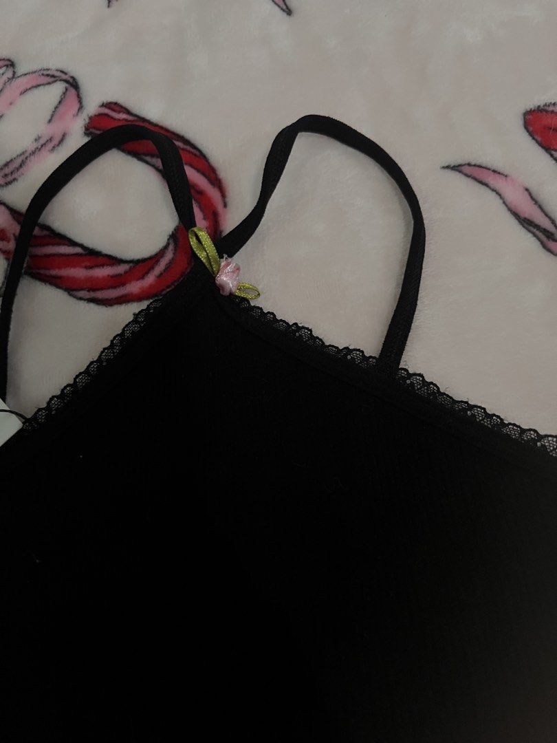 ⋆. 𐙚 ˚ bershka black lace top (Category: Sleeveless) located in Makati City. Submitted by thezarachives (Listing ID 1469331548, Image 3). Description: .