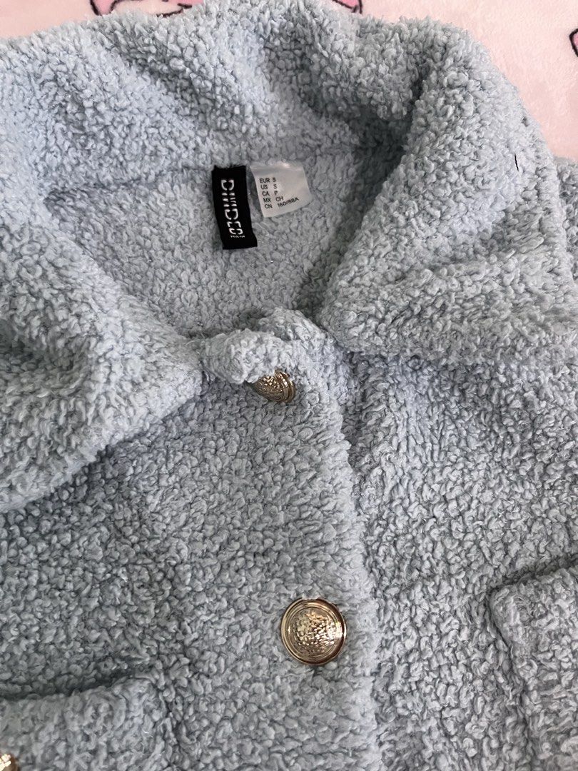 ⋆. 𐙚 ˚ h&m blue fur top (Category: Shirts) located in Makati City. Submitted by thezarachives (Listing ID 1469325327, Image 2). Description: .