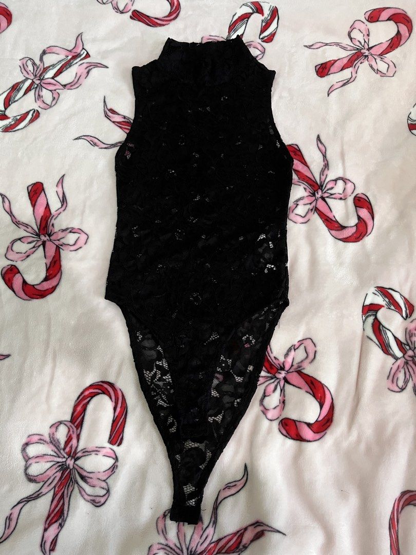 ⋆. 𐙚 ˚ zara black lace bodysuit (Category: Sleeveless) located in Makati City. Submitted by thezarachives (Listing ID 1469318112, Image 1). Description: .