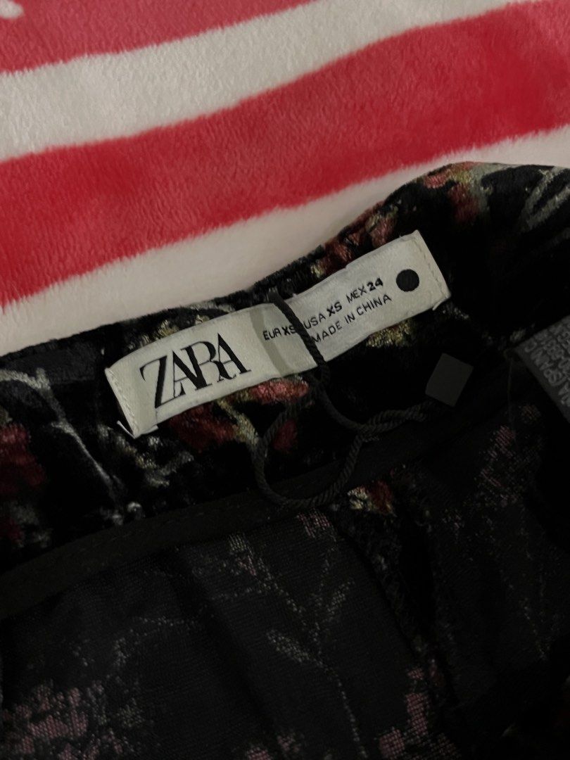 ⋆. 𐙚 ˚ zara velvet pajama (Category: Other Bottoms) located in Makati City. Submitted by thezarachives (Listing ID 1469317495, Image 2). Description: .