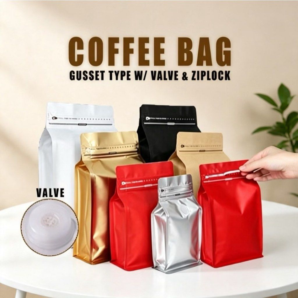 | Coffee Pouch Stand Up with Valve and Gusset Type Flat Bottom (Category: Looking For) located in Manila. Submitted by kimmychen123 (Listing ID 1469178786, Image 1). Description: Pm for more details.