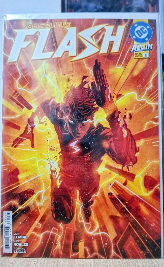 Absolute Flash #1 1st Print Main Cover (Category: Storybooks) located in Bacoor. Submitted by hobbyculture (Listing ID 1469263498, Image 1). Description: For Sale DC Comics Absolute Flash #1 1st Print Main Cover VF+/NM P700 Loc. Bacoor Gcash/Bpi/Unionbank/Gotyme Lalamove Lbc Cop (sf only only) Gogo Xpress.