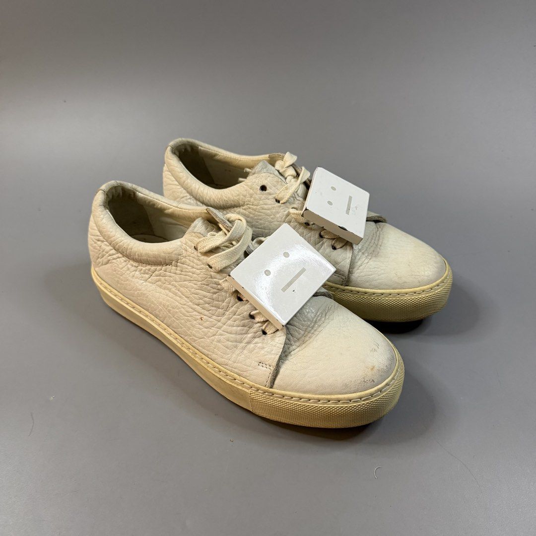 Acne Studios - Adriana Face Leather Sneakers (Category: Sneakers) located in Paranaque City. Submitted by millennial_goodz (Listing ID 1469286404, Image 1). Description: WTS Acne Studios - Adriana Face Leather Sneakers Size 36 Very good condition - Needs clean only Authentic, pair only DM.