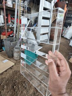 Clear Acrylic Storage Boxes Set Organizer Containers, Furniture & Home ...