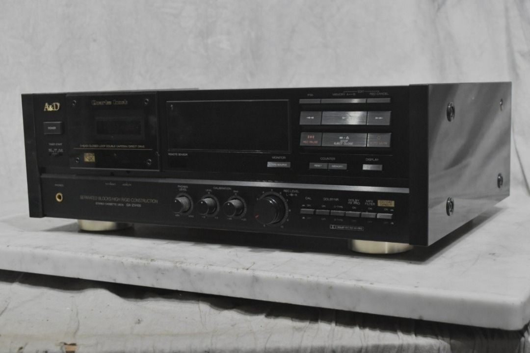 A&D GX-Z9100 Cassette Deck (Category: Soundbars, Speakers & Amplifiers) located in Caloocan City. Submitted by letao_shopping_ph (Listing ID 1469191155, Image 1). Description: ◇Sold in As-Is Condition◇ Items that have not been functionally tested or have only undergone a basic visual inspection; no guarantee is provided that they will operate correctly. ◆Appearance◆ The item shows signs of use and age, including scratches, dirt, and similar wear.