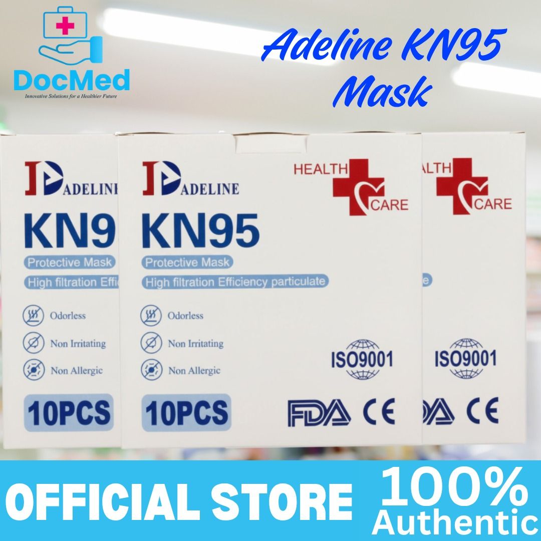 ADELINE KN95 MASK 10 PCS PER PACK (Category: Medical Supplies & Tools) located in Quezon City. Submitted by zee_010200 (Listing ID 1469170571, Image 1). Description: .