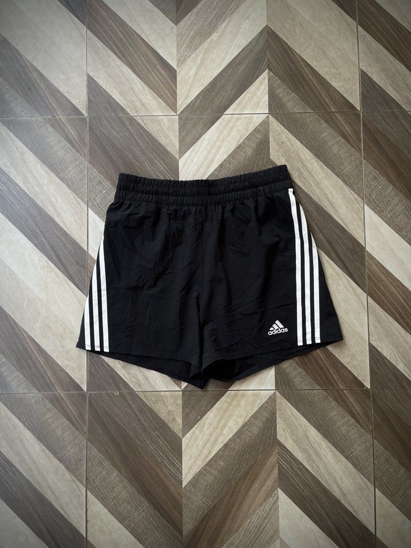 Adidas 3-Stripes Woven Shorts (Category: Activewear) located in Pagadian. Submitted by thrift.wrld (Listing ID 1469260899, Image 2). Description: Adidas 3-Stripes Woven Shorts Dimensions: • Waist: 29 - 32 • Length: 15.5 Drop Prices: • Mine: 500 + ₱9O shipping fee (sf) Details: • 1O/1O Color rate • Flawless, As new condition with zero flaws • Need wash.