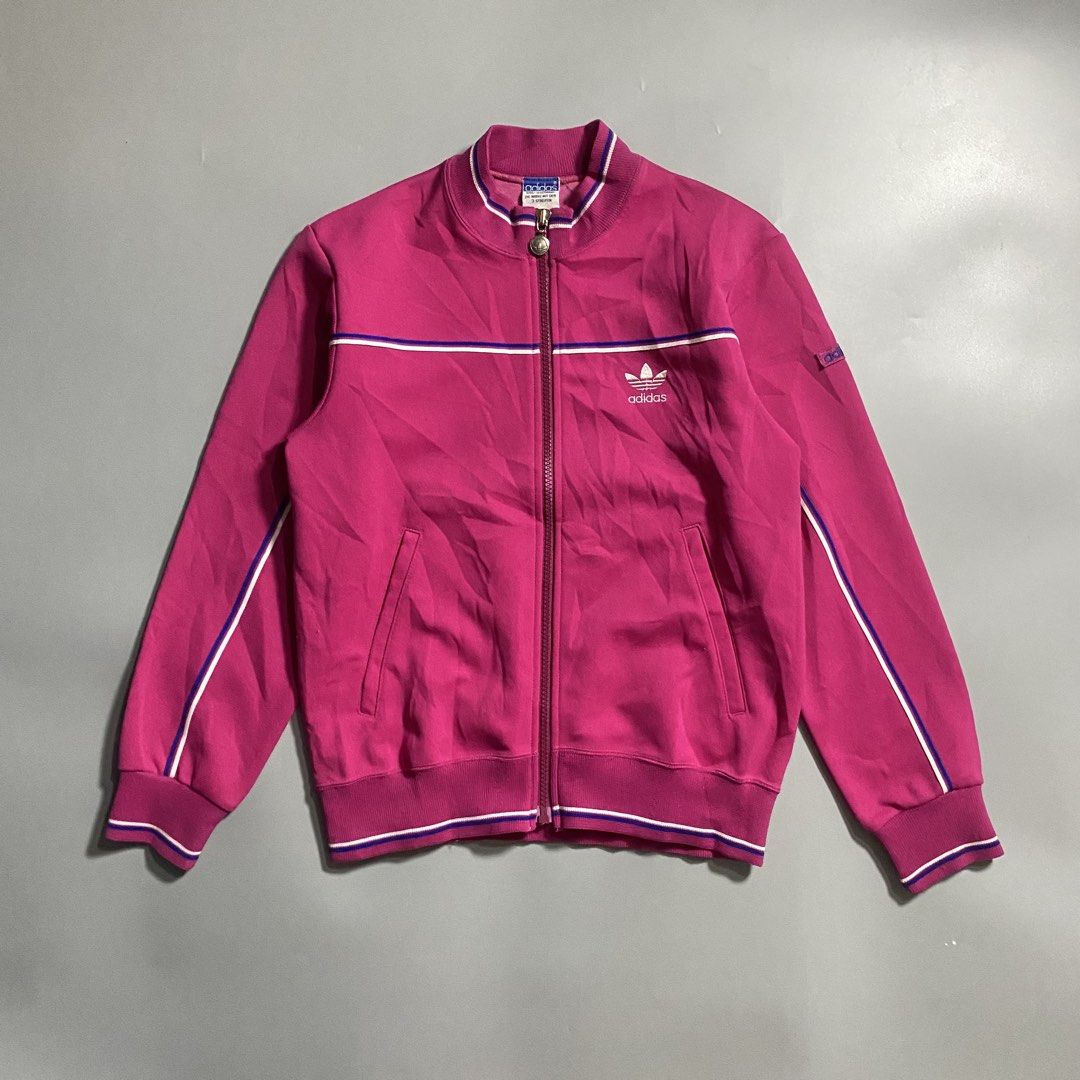 Adidas 80s Descente Vintage Track Jacket (Category: Coats, Jackets and Outerwear) located in Manila. Submitted by curatedvg. (Listing ID 1469295605, Image 1). Description: Excellent vintage condition Made in Japan No major flaws Width: 17.5 inches Length: 22 inches.