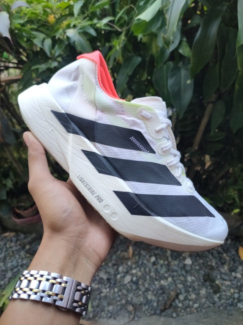 Adidas adizero adios pro 4 (Category: Sneakers) located in Malasiqui. Submitted by shoesyourbrand (Listing ID 1469259685, Image 1). Description: 𝗮𝗱𝗶𝗱𝗮𝘀 𝗔𝗱𝗶𝘇𝗲𝗿𝗼 𝗔𝗱𝗶𝗼𝘀 𝗣𝗿𝗼 𝟰 '𝗖𝗹𝗼𝘂𝗱 𝗪𝗵𝗶𝘁𝗲/𝗖𝗼𝗿𝗲 𝗕𝗹𝗮𝗰𝗸'(AUTHENTIC/ORIGINAL) SIZE: US 7 MENS, 8 WOMEN'S | EUR 40 | 25CM EXCELLENT CONDITION | SLIGHTLY USED W/MINIMAL SIGN OF USAGE PRICE: ₱𝟰,𝟭𝟵𝟵 FREE SHIPPING 🚛 PAYMENT FIRST BASIS MODE OF PAYMENT: GCASH, BANK TRANS