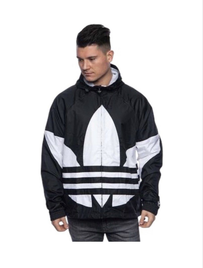 Adidas Big Trefoil Windbreaker (Category: Coats, Jackets and Outerwear) located in Baguio. Submitted by kAzuMi41 (Listing ID 1469384412, Image 1). Description: Adidas Big Trefoil Windbreaker XL Size .