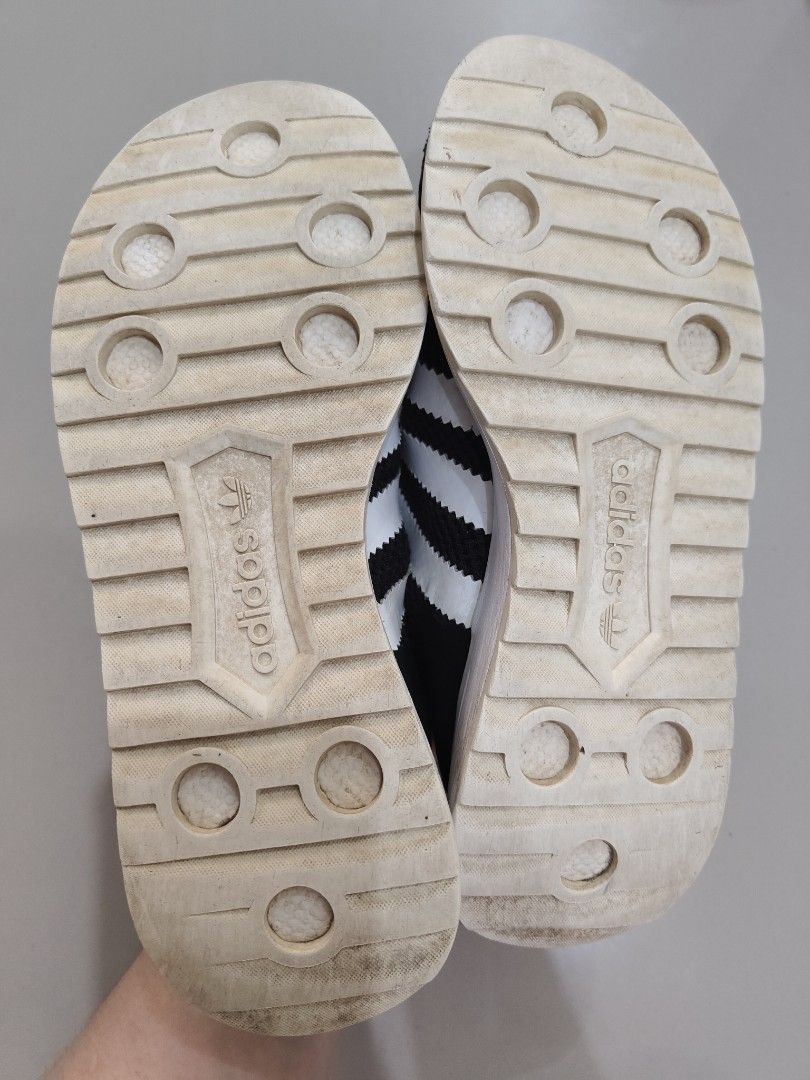 Adidas Black and White Sneakers (Category: Sneakers) located in Calamba. Submitted by an_ne0501 (Listing ID 1469209081, Image 2). Description: - Authentic black and white Adidas sneakers - Iconic three stripes design with classic trefoil logo patch on the tongue - Breathable mesh upper construction with durable leather toe cap overlays - Comfortable white rubber midsole with reliable tread pattern on the outsoles - FREE shoe trees included to hel