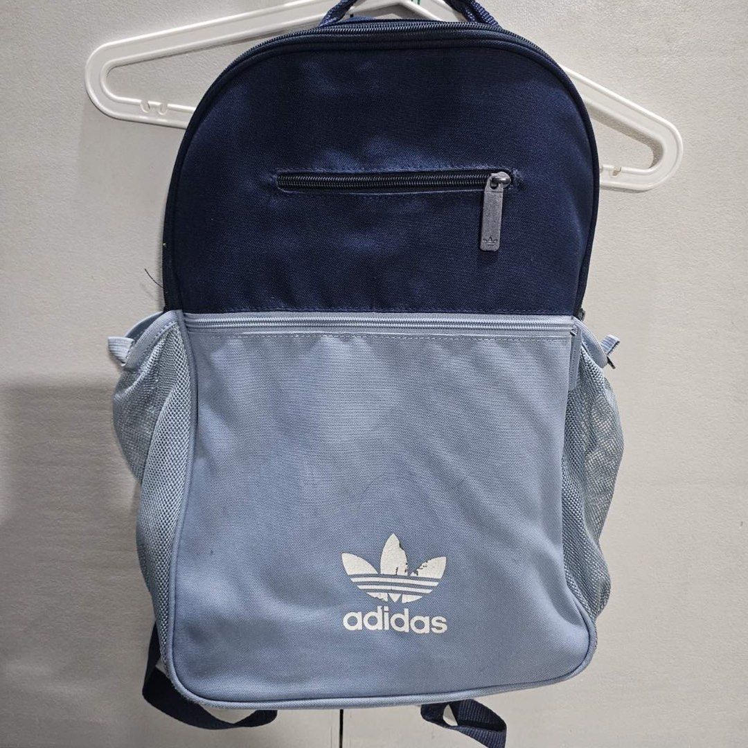 Adidas Blue Two-Tone Backpack (Category: Backpacks) located in Quezon City. Submitted by annmalabanan (Listing ID 1469276576, Image 1). Description: Location: Palmera Homes, Novaliches, QC.