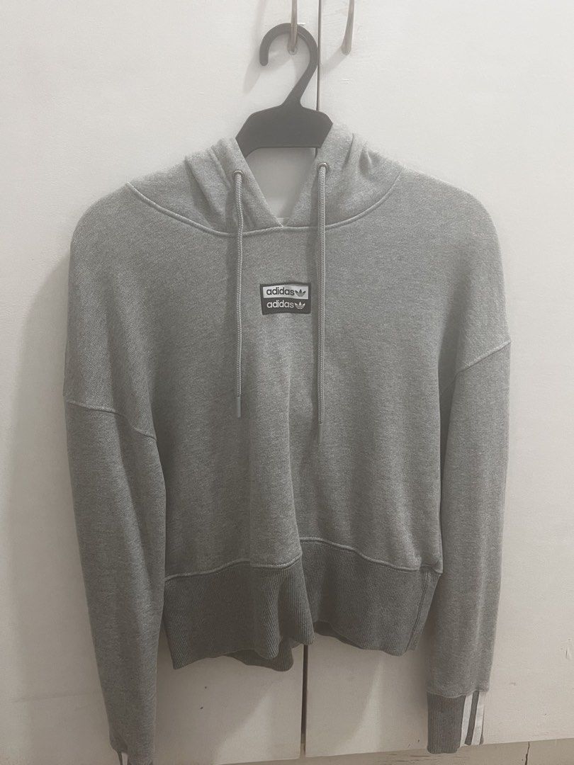 Adidas Cropped Hoodie (Category: Coats, Jackets and Outerwear) located in Manila. Submitted by mahaechn (Listing ID 1469330496, Image 1). Description: PRELOVED ADIDAS CROPPED HOODIE 🤍 * Size: S * Condition: Like new * Location: General Trias, Cavite or near Adamson University, Manila * MOP: Maya * MOD: Lalamove or LBC PM for more details or photos! 💌.