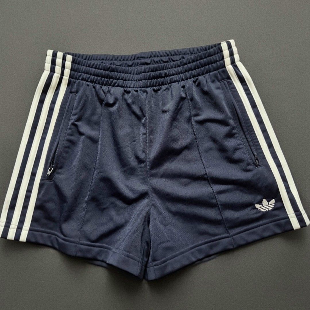 Adidas Firebird Classics Navy Blue Shorts Small (Category: Shorts) located in Abucay. Submitted by stripesandcheck (Listing ID 1469182780, Image 1). Description: Used twice Authentic Adidas Firebird Classic shorts Inigo Navy blue with classic white three stripes - Size: US Small / Asia S.