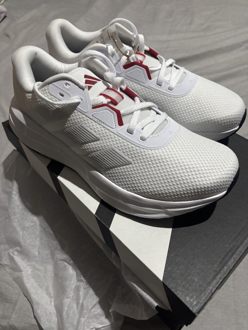 Adidas Galaxy 7 running shoes (Category: Sneakers) located in Makati City. Submitted by gab_013 (Listing ID 1469324004, Image 1). Description: FOR SALE: Galaxy 7 White Shoes 👟🤍 📌 Model: Original Galaxy 7 Running Shoes 🎨 Color: White 📏 Size: US 9.5 Men RFS: Not fit — too big for me. Perfect for everyday wear, walking, and casual outfits. Simple and clean white design! 🤍 📩 PM me for inquiries!.