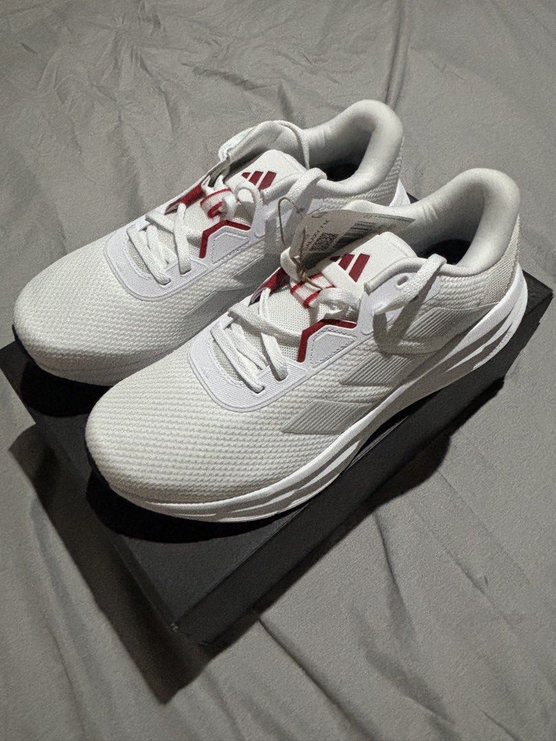 Adidas Galaxy 7 running shoes (Category: Sneakers) located in Makati City. Submitted by gab_013 (Listing ID 1469324004, Image 2). Description: FOR SALE: Galaxy 7 White Shoes 👟🤍 📌 Model: Original Galaxy 7 Running Shoes 🎨 Color: White 📏 Size: US 9.5 Men RFS: Not fit — too big for me. Perfect for everyday wear, walking, and casual outfits. Simple and clean white design! 🤍 📩 PM me for inquiries!.