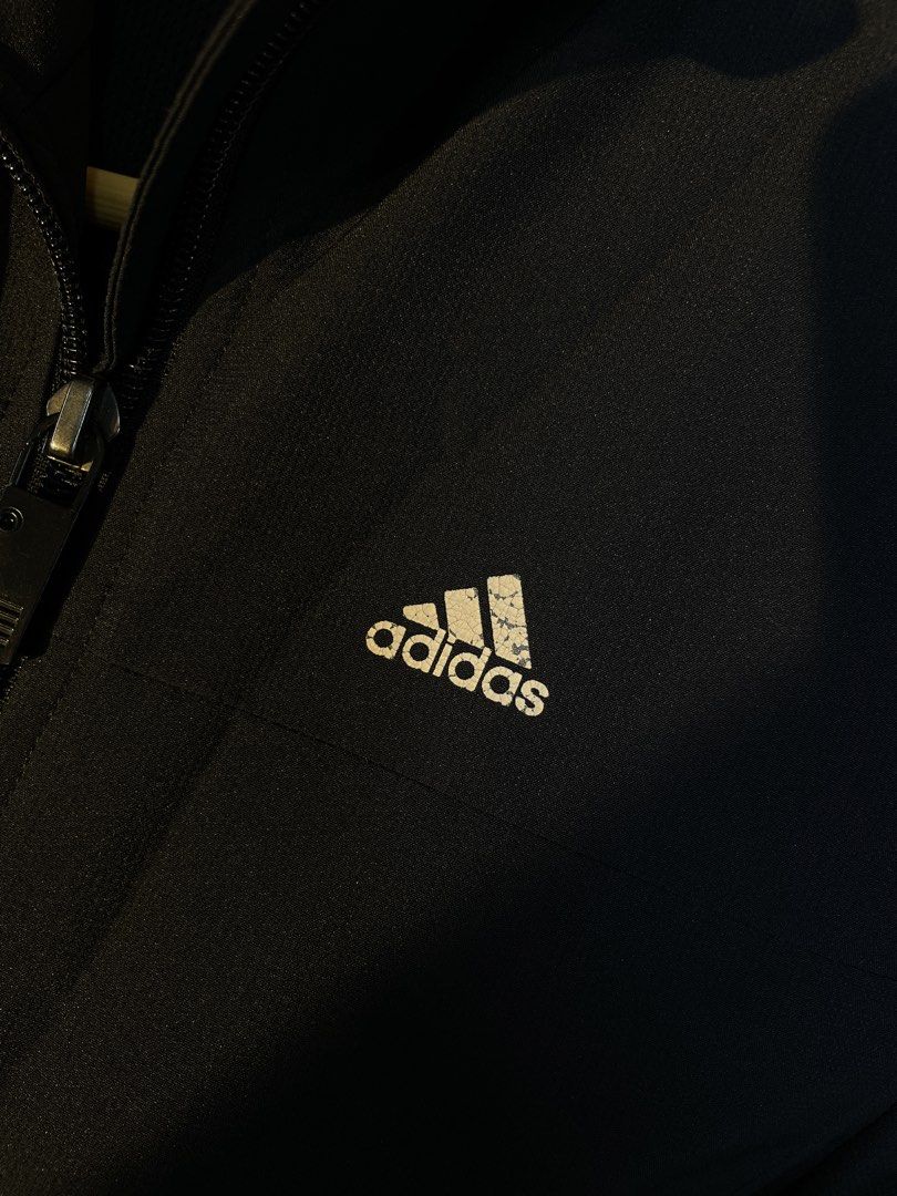 Adidas jacket (Category: Coats, Jackets and Outerwear) located in Lucena. Submitted by riyizthriftz (Listing ID 1469296329, Image 2). Description: Adidas jacket Vintage jacket Size Medium on tag W18 L23 Good condition .