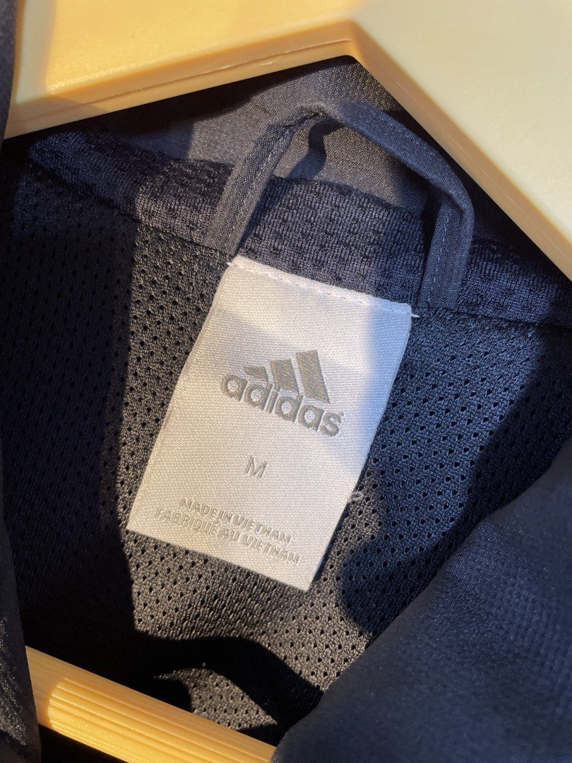 Adidas jacket (Category: Coats, Jackets and Outerwear) located in Lucena. Submitted by riyizthriftz (Listing ID 1469296329, Image 3). Description: Adidas jacket Vintage jacket Size Medium on tag W18 L23 Good condition .