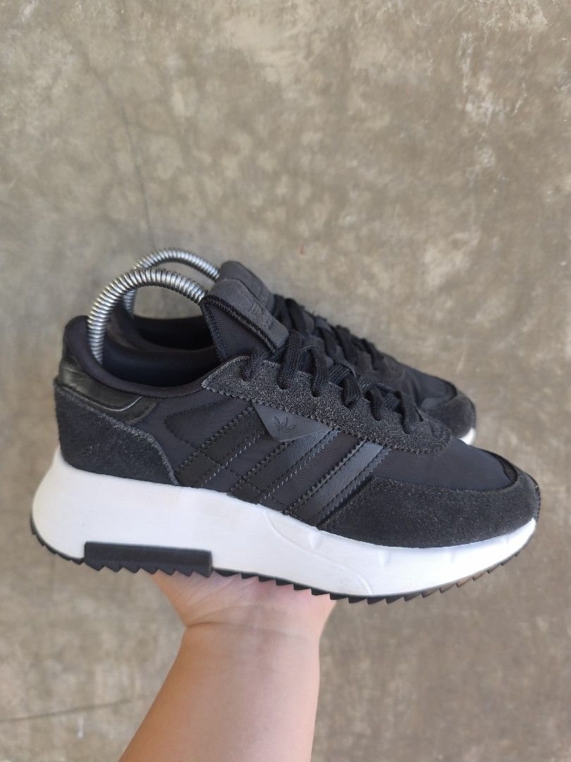 Adidas Retropy F2 Core Black (Category: Sneakers) located in Baguio. Submitted by soleseekerph (Listing ID 1469218330, Image 1). Description: US 4.5M, 5.5W, Fr 36, 22.5 cm Excellent condition.