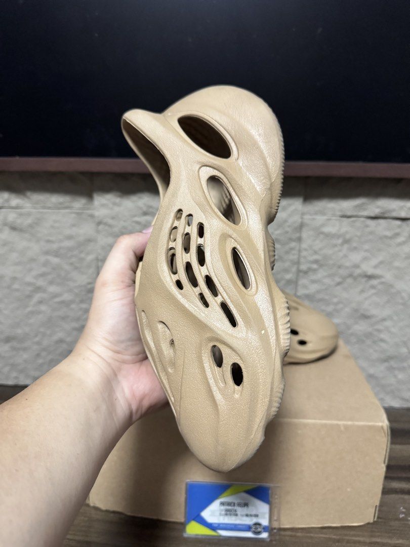 Adidas Yeezy Foam RNR mist (Category: Sneakers) located in Caloocan City. Submitted by onetwelvetwelve (Listing ID 1469317061, Image 3). Description: - Brand: Adidas Yeezy Foam RNR - Colorway: mist - Condition: used - Material: Lightweight molded EVA foam - Design: Futuristic slip-on with ventilation ports for breathability - Style: Minimalist and extremely comfortable for daily casual wear.