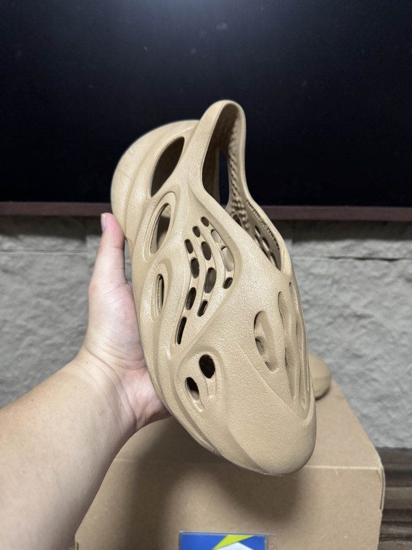 Adidas Yeezy Foam RNR mist (Category: Sneakers) located in Caloocan City. Submitted by onetwelvetwelve (Listing ID 1469317061, Image 2). Description: - Brand: Adidas Yeezy Foam RNR - Colorway: mist - Condition: used - Material: Lightweight molded EVA foam - Design: Futuristic slip-on with ventilation ports for breathability - Style: Minimalist and extremely comfortable for daily casual wear.
