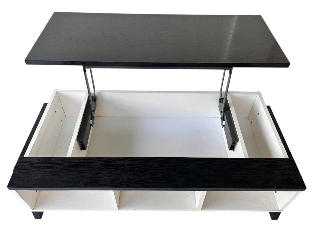 ADJUSTABLE LIFT-TOP CENTER TABLE (Category: Tables & Sets) located in Mexico. Submitted by mgracejapansurplus (Listing ID 1469240230, Image 2). Description: NEW ARRIVAL 🔥 JAPAN SURLPUS ADJUSTABLE LIFT-TOP CENTER TABLE✨ -Solid wood, with hidden storage & side shelves. Dimensions: L46"×W24"×H15". ✅No dp No reservation ✅Payment first Priority ✅LALAMOVE sameday delivery. 📌Shoulder ni buyer ang sf pick up will do. MOP: Gcash , Maribank , Gotyme Pm M