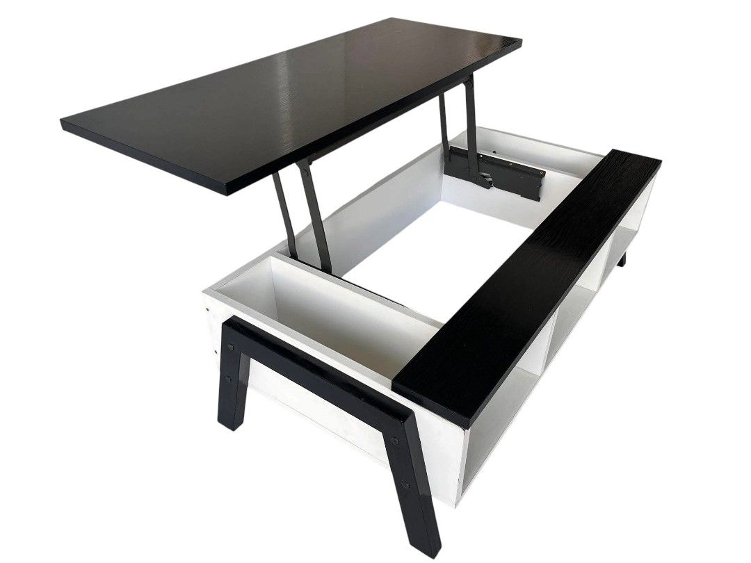 ADJUSTABLE LIFT-TOP CENTER TABLE (Category: Tables & Sets) located in Mexico. Submitted by mgracejapansurplus (Listing ID 1469240230, Image 3). Description: NEW ARRIVAL 🔥 JAPAN SURLPUS ADJUSTABLE LIFT-TOP CENTER TABLE✨ -Solid wood, with hidden storage & side shelves. Dimensions: L46"×W24"×H15". ✅No dp No reservation ✅Payment first Priority ✅LALAMOVE sameday delivery. 📌Shoulder ni buyer ang sf pick up will do. MOP: Gcash , Maribank , Gotyme Pm M
