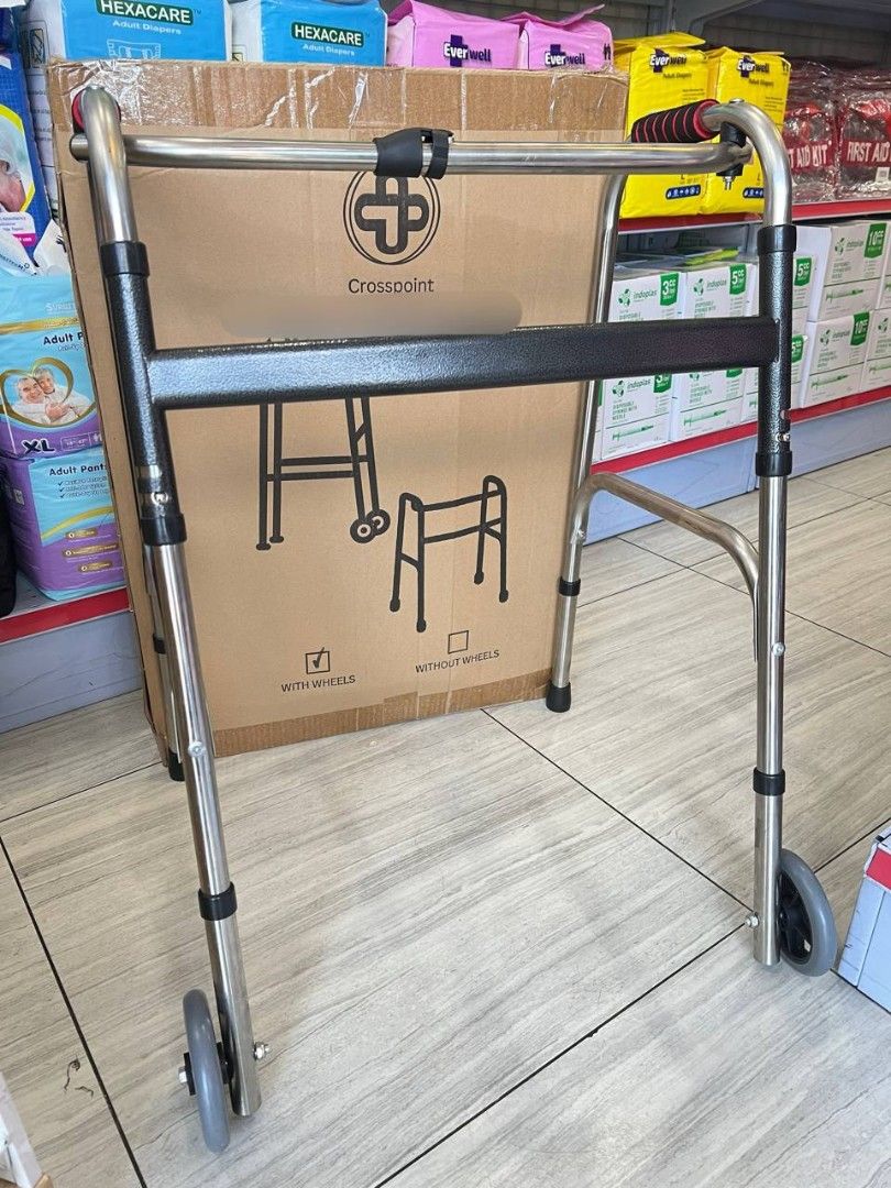 ADJUSTABLE WALKER FOR ADULT WITH WHEELS AND WITHOUT WHEELS (Category: Medical Supplies & Tools) located in Manila. Submitted by jeca_062001 (Listing ID 1469176242, Image 2). Description: .